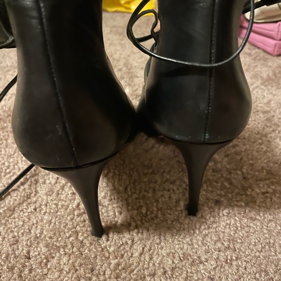 Coach Black Kira Lace Up Sandals Pumps - Picture 4 of 4